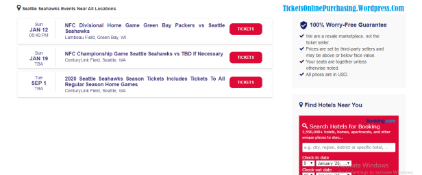 INFORMATION’S ABOUT SEATTLE SEAHAWKS TICKET PRICES NFL NATIONAL FOOTBALL LEAGUE